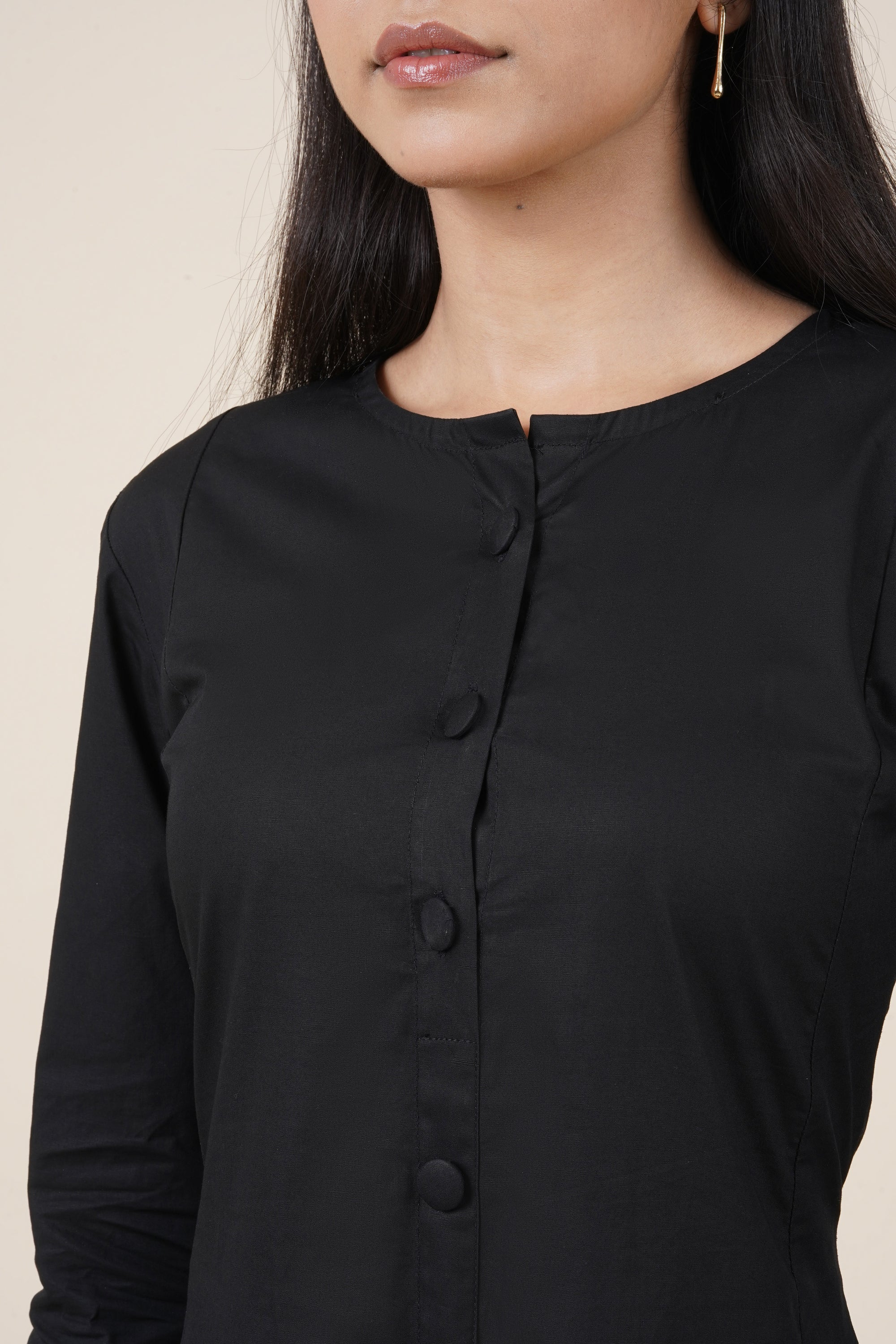 Nine to Fine Dress - Matrix Black